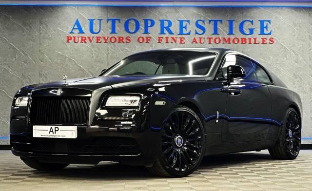 Rolls Royce Wraith 6.6 2dr Auto Coupe Petrol Black/white