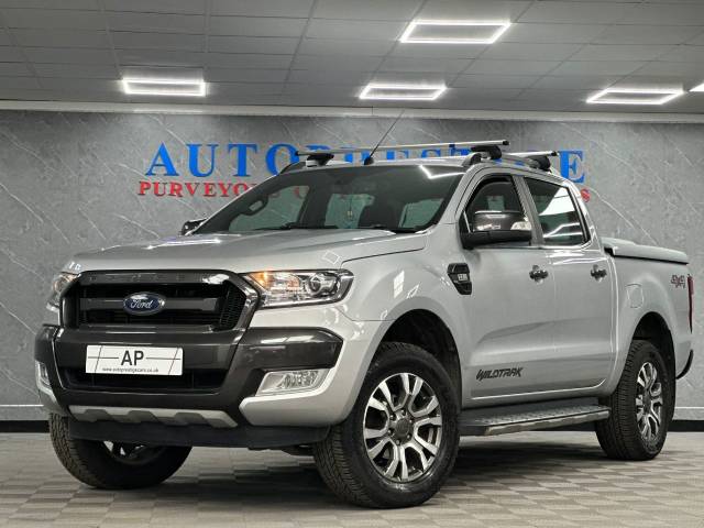 Ford Ranger Pick Up Double Cab Wildtrak 3.2 TDCi 200 Auto NO VAT 1 PREV KEEPER Pick Up Diesel Silver
