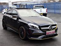 Mercedes-Benz A Class 2.0 A45 AMG AUTO HUGH SPEC AERO PACK PAN ROOF YELLOW EDITION PACK Hatchback Petrol Black
