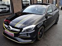 Mercedes-Benz A Class 2.0 A45 AMG AUTO HUGH SPEC AERO PACK PAN ROOF YELLOW EDITION PACK Hatchback Petrol Black