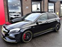 Mercedes-Benz A Class 2.0 A45 AMG AUTO HUGH SPEC AERO PACK PAN ROOF YELLOW EDITION PACK Hatchback Petrol Black