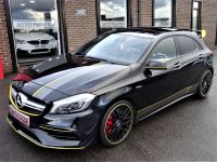 Mercedes-Benz A Class 2.0 A45 AMG AUTO HUGH SPEC AERO PACK PAN ROOF YELLOW EDITION PACK Hatchback Petrol Black