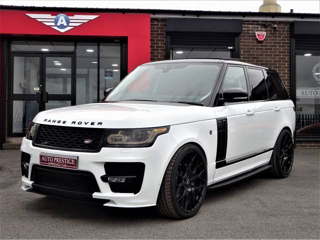 Land Rover Range Rover 4.4 SDV8 Vogue 4dr Auto SVO DIAMONDD BLACK EDITION LOW MILEAGE 339 BHP LR WARRANTY WHITE 67 REG Estate Diesel Furi White