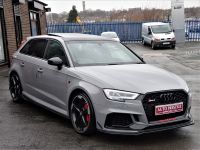 Audi RS3 2.5 Quattro 5dr S Tronic NARDO GREY HUGH SPEC PAN ROOF RED STITCHED BUCKET LEATHER SPORTS EXHAUSTS Hatchback Petrol Grey