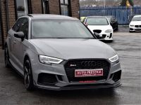 Audi RS3 2.5 Quattro 5dr S Tronic NARDO GREY HUGH SPEC PAN ROOF RED STITCHED BUCKET LEATHER SPORTS EXHAUSTS Hatchback Petrol Grey