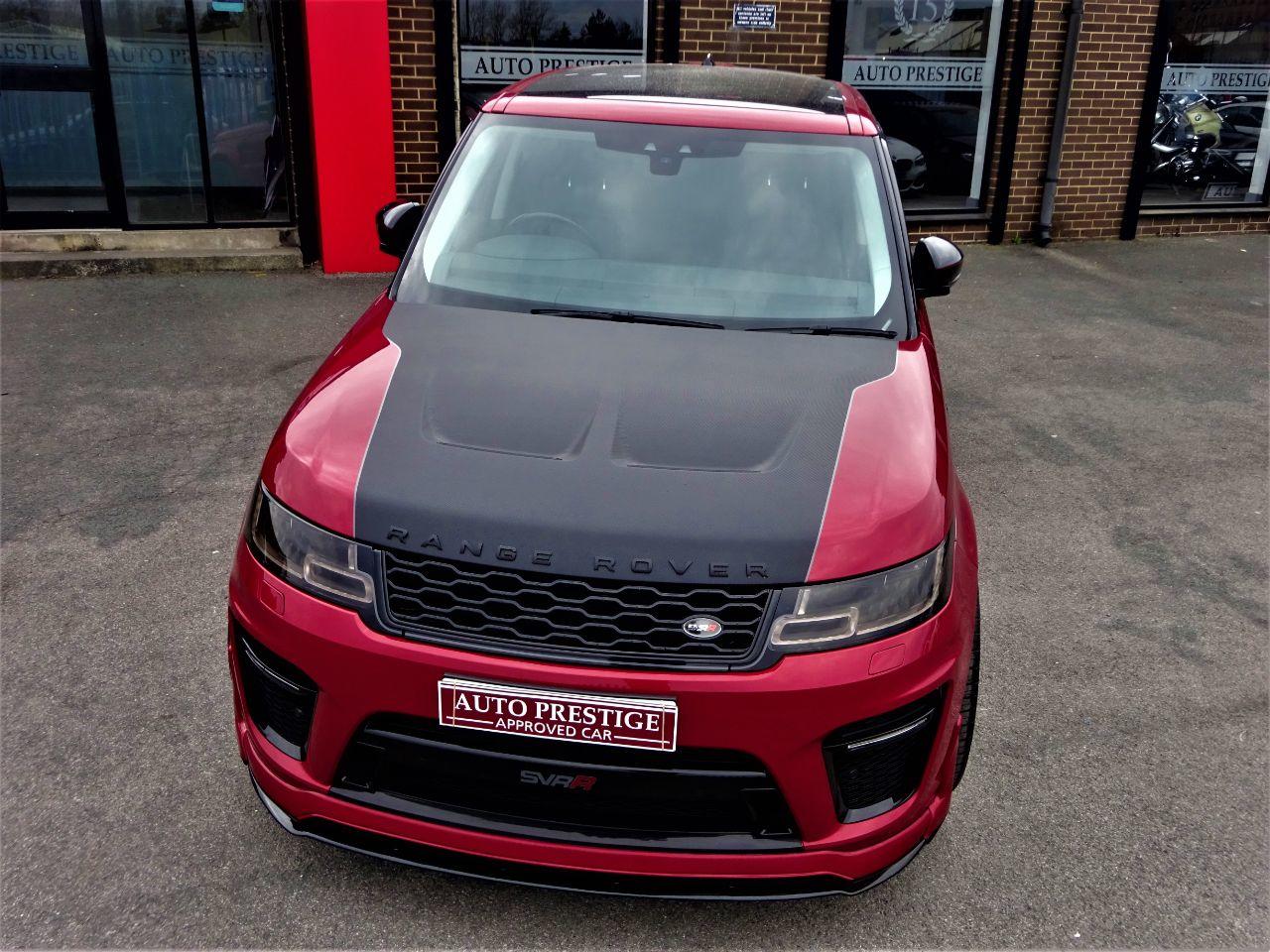 Land Rover Range Rover Sport 3.0 SDV6 HSE SVR STYLING PACK BLACK DIAMOND EDITION LATEST SHAPE LR WARRANTY PAN ROOF DVD TV Estate Diesel Red at Autoprestige Bradford