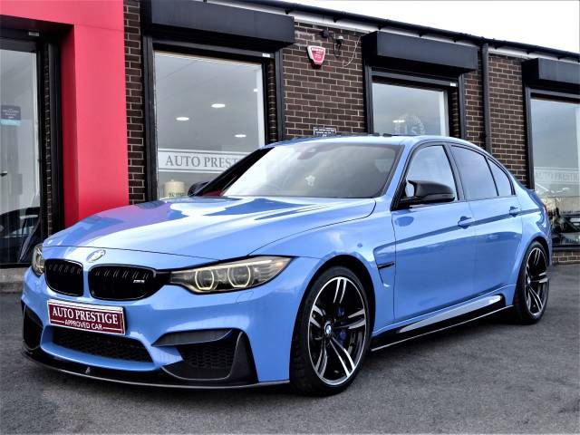 BMW M3 3.0 M3 4dr DCT HUGH SPEC HEADS UP DISPLAY SUNROOF REVERSE CAMERA Saloon Petrol Blue