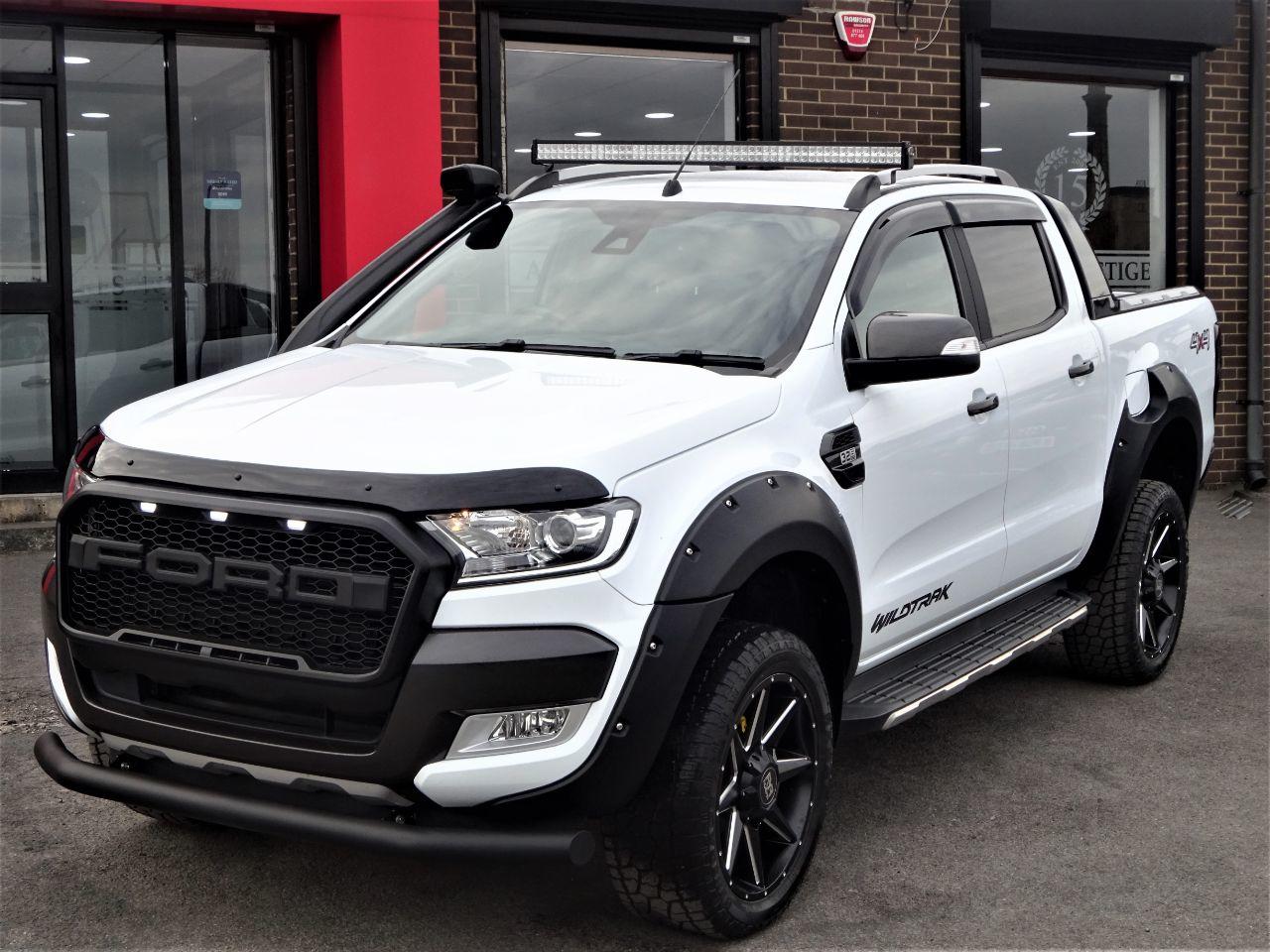 Ford Ranger Pick Up Double Cab Wildtrak 3.2 TDCi 200 Auto ROGUE EDITION +VAT Pick Up Diesel White at Autoprestige Bradford
