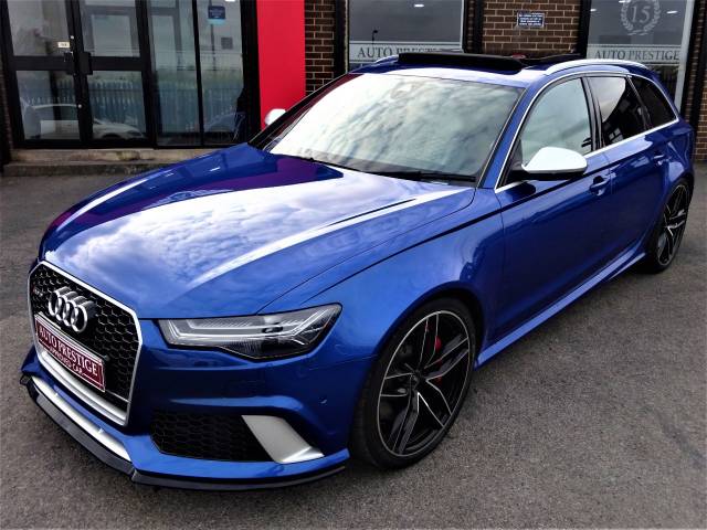 2015 Audi RS6 4.0T FSI Quattro Tip Auto SEPANG BLUE PEARL EFFECT WITH AUDI WARRANTY AND HUGH SPEC