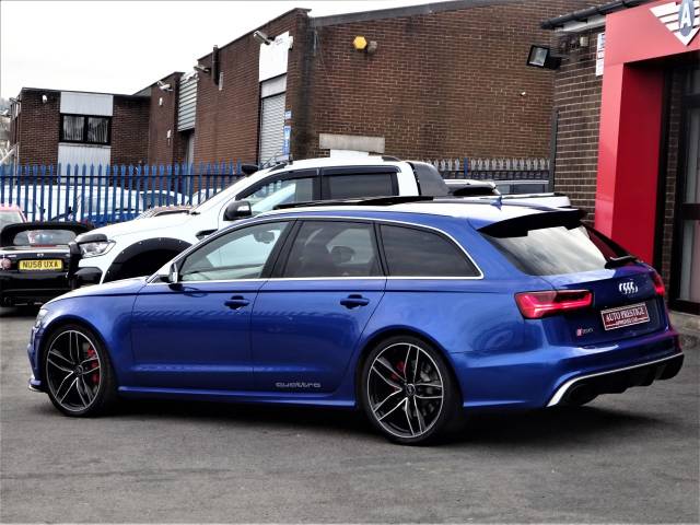 2015 Audi RS6 4.0T FSI Quattro Tip Auto SEPANG BLUE PEARL EFFECT WITH AUDI WARRANTY AND HUGH SPEC