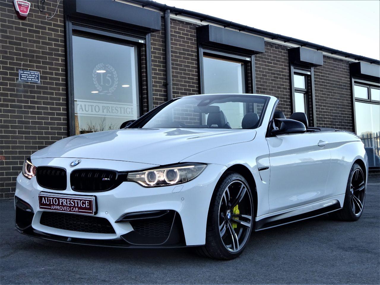 BMW M4 3.0 2dr DCT M4 GTS PACK LOW MILEAGE CARBON M PERFORMANCE PACKAGE FBMWSH Convertible Petrol White at Autoprestige Bradford