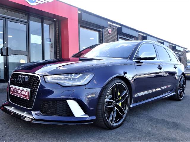 Audi RS6 Avant 4.0 TFSI V8 Avant Tiptronic quattro (s/s) 5dr 700 BHP MILTEK EXHAUSTS Estate Petrol Blue