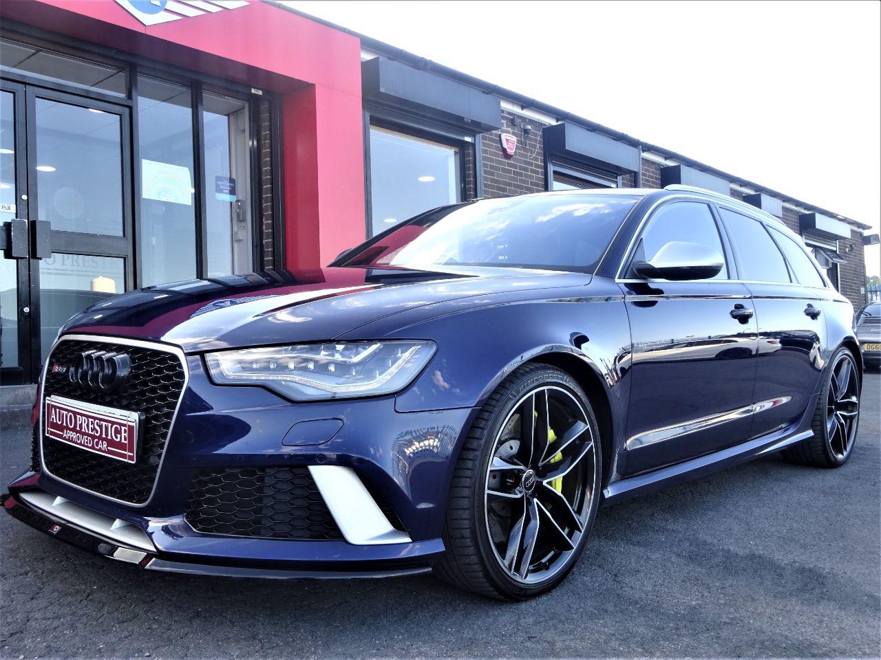Audi RS6 Avant 4.0 TFSI V8 Avant Tiptronic quattro (s/s) 5dr 700 BHP MILTEK EXHAUSTS Estate Petrol Blue at Autoprestige Bradford