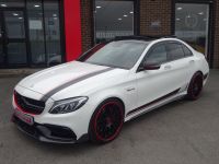 Mercedes-Benz C Class 4.0 C63 Premium 4dr Auto EDITION 1 UPGRADES PANORAMIC SUNROOF Saloon Petrol White