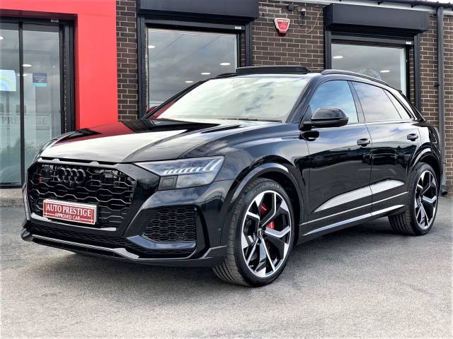 Audi Rs Q8 4.0 RS Q8 TFSI Quattro Vorsprung 5dr Tiptronic RED STITCHED LEATHER AS NEW... Estate Petrol Black