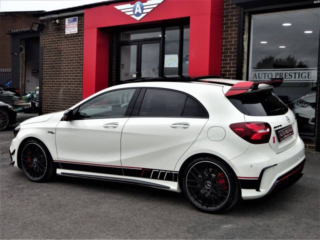 2017 Mercedes-Benz A Class 2.0 A45 AMG 4MATIC AUTO HUGE SPECIFICATION 67 REG WHITE PAN ROOF NIGHT PACK