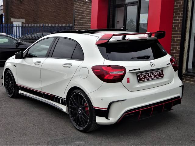 2017 Mercedes-Benz A Class 2.0 A45 AMG 4MATIC AUTO HUGE SPECIFICATION 67 REG WHITE PAN ROOF NIGHT PACK