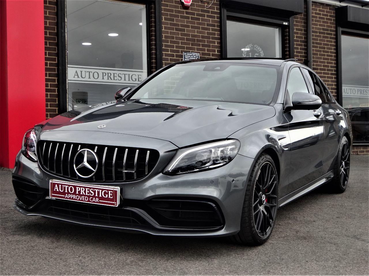 Mercedes-Benz C Class 4.0 C63 S Premium Plus 4dr 9G-Tronic AS NEW HUGE SPEC JUST SERVICED AT MB Saloon Petrol Grey at Autoprestige Bradford