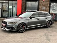 Audi RS6 4.0T FSI Quattro 5dr Tip Auto HUGE SPEC RARE FACTORY MATT GREY PAN ROOF Estate Petrol Grey