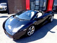 Lamborghini Gallardo 5.0 SPYDER E-GEAR WITH EXTRAS RARE GULLWING DOORS EXTENSIVE HISTORY FILE VERY HIGH SPEC Convertible Petrol Black