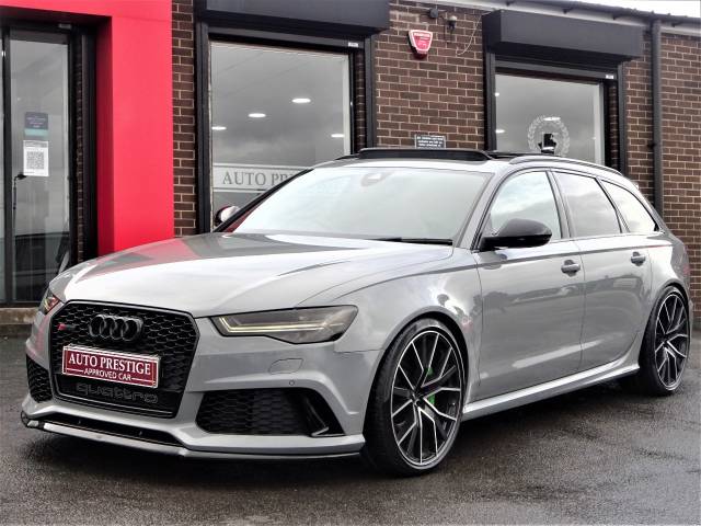 2018 Audi RS6 4.0T FSI Performance 5dr Tip Auto NARDO GREY RARE 68 REG PAN ROOF BANG OLUFSEN FASH WARRANTY VATQ