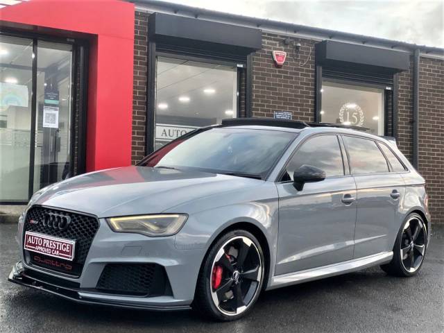 2016 Audi RS3 2.5 TFSI Quattro 5dr S Tronic [Nav]RARE NARDO GREY PAN ROOF DYNAMIC PACK COMFORT PACK