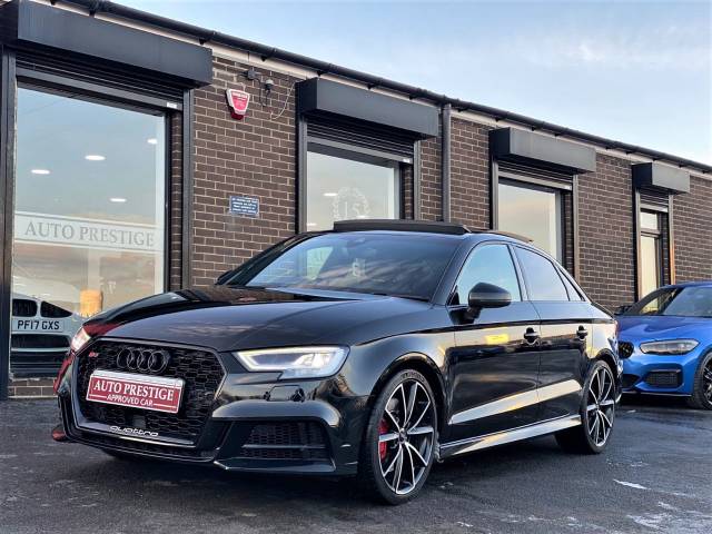 Audi A3 2.0 S3 TFSI Quattro Black Edition 4dr S Tronic HUGE SPECIFICATION 67 REG Saloon Petrol Black