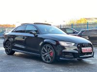 Audi A3 2.0 S3 TFSI Quattro Black Edition 4dr S Tronic HUGE SPECIFICATION 67 REG Saloon Petrol Black