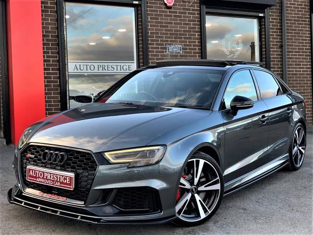 Audi RS3 2.5 Quattro 4dr S Tronic SALOON EVERY CONCEIVABLE EXTRA RARE CAR 67 REG Saloon Petrol Grey