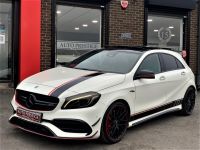 Mercedes-Benz A 45 2.0 AMG 4MATIC AUTO 67 REG HUGE SPECIFICATION CALCITE WHITE AS NEW CONDITION Hatchback Petrol White