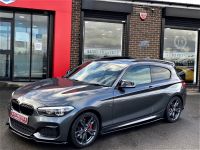 BMW 1 Series 3.0 M140i Shadow Edition 3dr Step Auto SUNROOF, PRONAV, MEMORY SEATS, 1 OWNER, FBMWSH Hatchback Petrol Grey