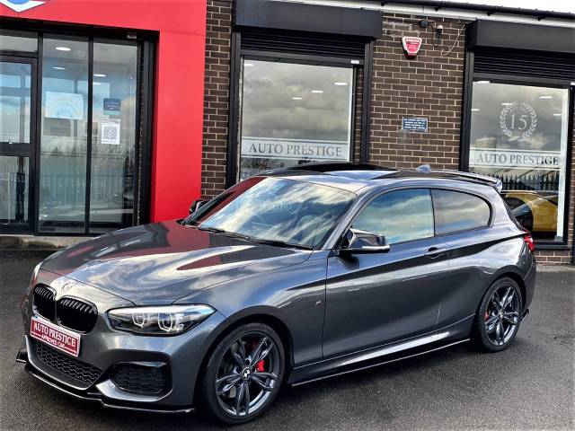 2018 BMW 1 Series 3.0 M140i Shadow Edition 3dr Step Auto SUNROOF, PRONAV, MEMORY SEATS, 1 OWNER, FBMWSH