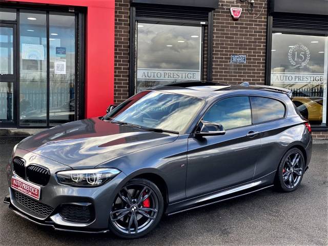 2018 BMW 1 Series 3.0 M140i Shadow Edition 3dr Step Auto SUNROOF, PRONAV, MEMORY SEATS, 1 OWNER, FBMWSH