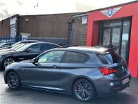 BMW 1 Series 3.0 M140i Shadow Edition 3dr Step Auto SUNROOF, PRONAV, MEMORY SEATS, 1 OWNER, FBMWSH Hatchback Petrol Grey