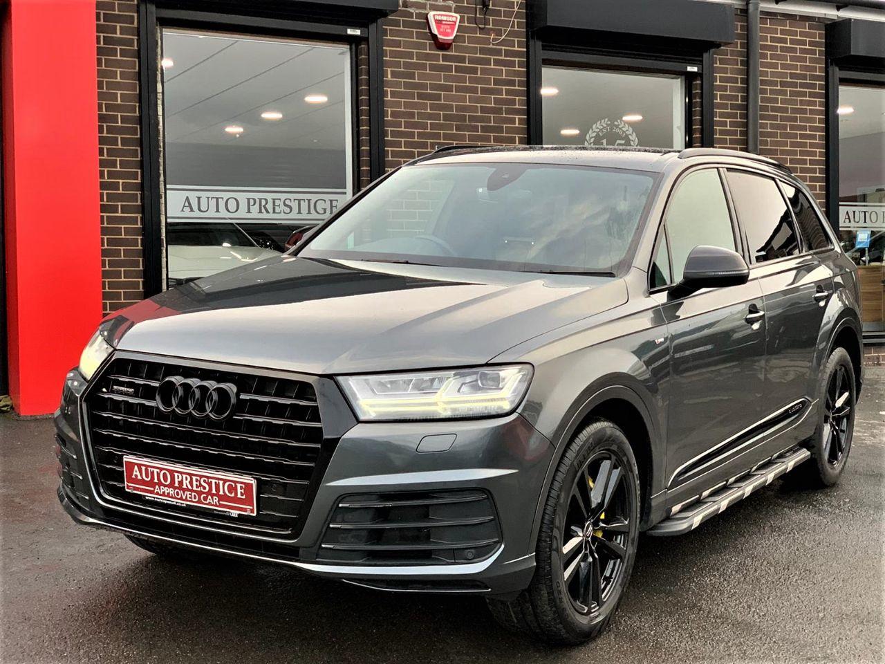 Audi Q7 3.0 TDI 218 Quattro S Line 5dr Tip Auto VIRTUAL TRAILER PACK 66 REG BLACK PACK Four Wheel Drive Diesel Grey at Autoprestige Bradford
