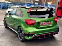 Mercedes-Benz A Class 2.0 A45 4Matic Premium 5dr Auto RARE ELBAITE GREEN HUGE SPEC FACELIFT MODEL 2016 Hatchback Petrol Green