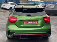 Mercedes-Benz A Class 2.0 A45 4Matic Premium 5dr Auto RARE ELBAITE GREEN HUGE SPEC FACELIFT MODEL 2016 Hatchback Petrol Green