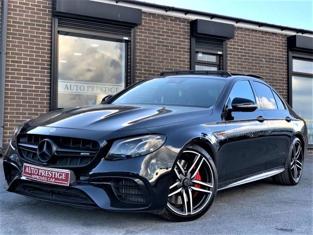 Mercedes-Benz E Class 4.0 E63 S 4Matic+ Premium 4dr 9G-Tronic BLACK SERIES PACK AS NEW WIDEBODY S VERSION 67 REG RARE CAR Saloon Petrol Black