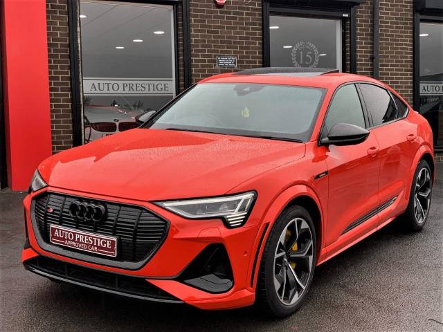 Audi E-tron 0.0 370kW S Quattro 95kWh 5dr Auto SUV Electric Tango Red