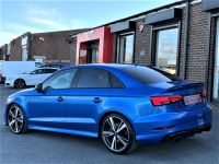 Audi RS3 2.5 TFSI RS 3 Quattro 4dr S Tronic WITH EXTRAS BUCKETS BLACK PACK COMFORT SOUND PACK 67 REG Saloon Petrol Blue