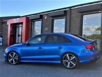 Audi RS3 2.5 TFSI RS 3 Quattro 4dr S Tronic WITH EXTRAS BUCKETS BLACK PACK COMFORT SOUND PACK 67 REG Saloon Petrol Blue