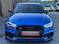 Audi RS3 2.5 TFSI RS 3 Quattro 4dr S Tronic WITH EXTRAS BUCKETS BLACK PACK COMFORT SOUND PACK 67 REG Saloon Petrol Blue