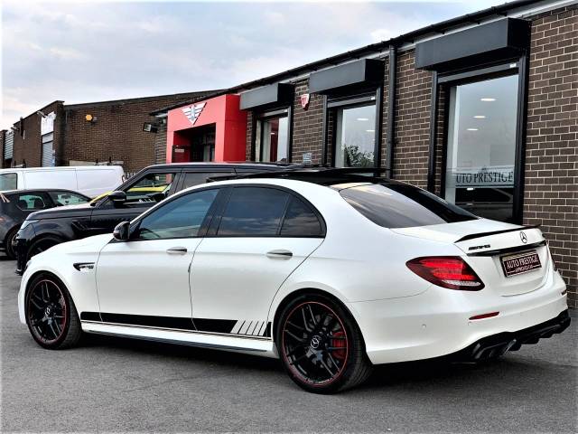 2017 Mercedes-Benz E Class 4.0 E63 S 4Matic+ Premium 4dr 9G-Tronic DESIGNO WHITE HEADS UP 360 CAM PAN ROOF SERVICE PACK WARRANTY