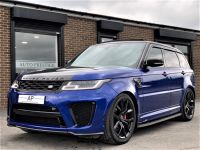 Land Rover Range Rover Sport 5.0 V8 S/C 575 SVR 5dr Auto 69 REG WITH CARBON EXTRAS APC STYLING PACK Four Wheel Drive Petrol Blue