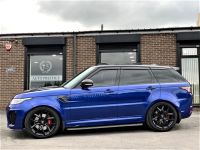 Land Rover Range Rover Sport 5.0 V8 S/C 575 SVR 5dr Auto 69 REG WITH CARBON EXTRAS APC STYLING PACK Four Wheel Drive Petrol Blue