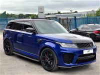 Land Rover Range Rover Sport 5.0 V8 S/C 575 SVR 5dr Auto 69 REG WITH CARBON EXTRAS APC STYLING PACK Four Wheel Drive Petrol Blue