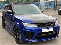 Land Rover Range Rover Sport 5.0 V8 S/C 575 SVR 5dr Auto 69 REG WITH CARBON EXTRAS APC STYLING PACK Four Wheel Drive Petrol Blue