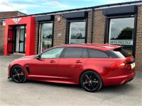 Jaguar XF 3.0d V6 S Portfolio 5dr Auto SPORTBRAKE BLACK EDITION SERIES RARE MODEL WITH EXTRAS 64 REG Estate Diesel Red
