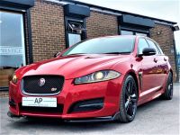 Jaguar XF 3.0d V6 S Portfolio 5dr Auto SPORTBRAKE BLACK EDITION SERIES RARE MODEL WITH EXTRAS 64 REG Estate Diesel Red