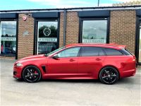 Jaguar XF 3.0d V6 S Portfolio 5dr Auto SPORTBRAKE BLACK EDITION SERIES RARE MODEL WITH EXTRAS 64 REG Estate Diesel Red